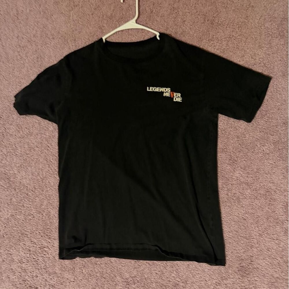Vlone Men's Black and Navy T-shirt